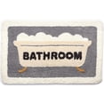 thumbnail image 1 of Bonita alfombrilla de baño, divertida decoración de dibujos animados, alfombrilla de baño absorbente con flocado, lavable, antideslizante, de felpa, alfombrilla para pies de bañera Sincero Electrónica, 1 of 5