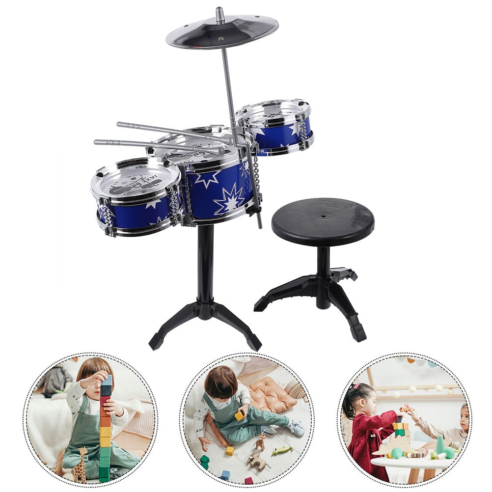 1 Set Children Drum Set Beginners Practice Drum Simulation Drum Set For Kids
