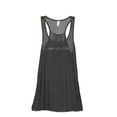 thumbnail image 1 of 1-800-His-Loss Women's Fashion Sleeveless Flowy Racerback Tank Top Charcoal Grey Small, 1 of 5
