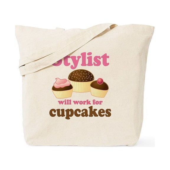CafePress - Stylist Cupcake Tote Bag - Unisex Canvas Tote Bag, Beige, 1-Piece