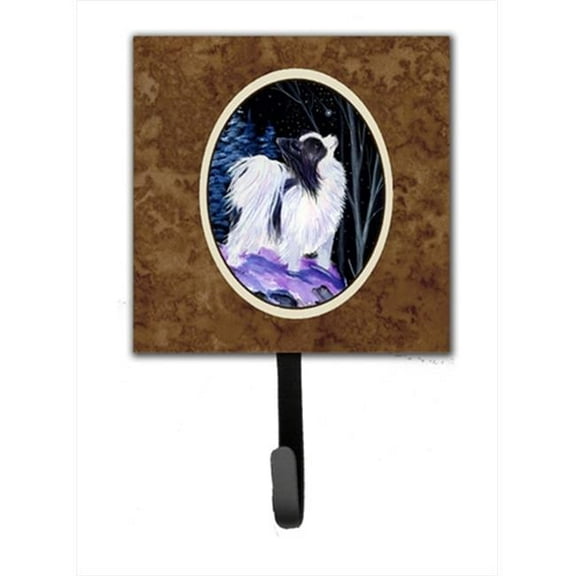 Starry Night Papillon Leash Holder Or Key Hook