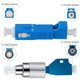 thumbnail image 5 of Adaptador convertidor de fibra óptica híbrido macho a hembra Lc 2x + brida híbrida hembra lc a SC macho, opti, 5 of 5