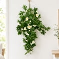 thumbnail image 2 of Fake Vines Artificial Hanging Daisies Garland, Realistic Faux Silkly Flowers Greenery with Flexible Stems, Fade Resistant for Indoor Outdoor Home Garden Balcony Porch Wall Decor, 2 of 6