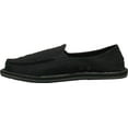 thumbnail image 3 of Women's Sanuk Shuffle Slip-On Black Canvas 7 M, 3 of 6