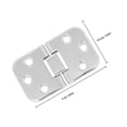 thumbnail image 2 of CRAFTHROU 2Ud Bisagra Para Puerta Plegable De Inoxidable Para Muebles Y Rv Con Soporte Resistente, 2 of 8