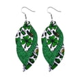 thumbnail image 1 of Pendientes HUOGUO con forma de gota verde para el Día de San Patricio para mujer, 1 of 2