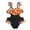 B1-Black74, variant on Hihipz One Piece Swimsuit for Toddler Girl Ladybug Print Ruffle Swimming Suits