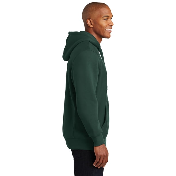 Sport-Tek Men's Super Heavyweight Pullover Hooded Sweatshirt - Dark Green, 2XL