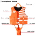 thumbnail image 4 of Chaleco salvavidas para niños, chaleco de flotabilidad profesional, chaleco de flotabilidad para niños masculinos y femeninos, snorkel, natación, chaqueta flotante cálida, 4 of 7
