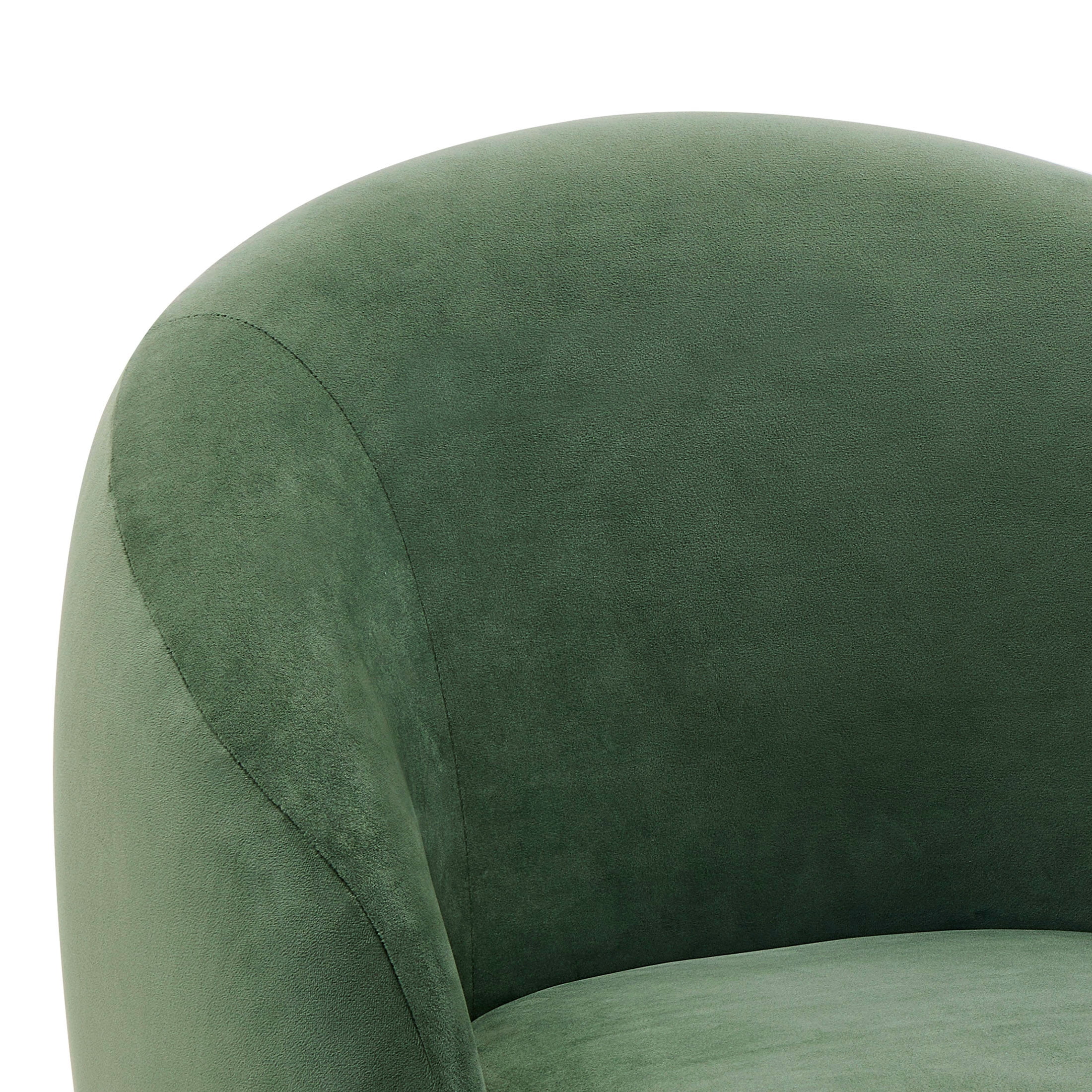 Better Homes & Gardens Mira Kids Swivel Chair, Olive Velvet