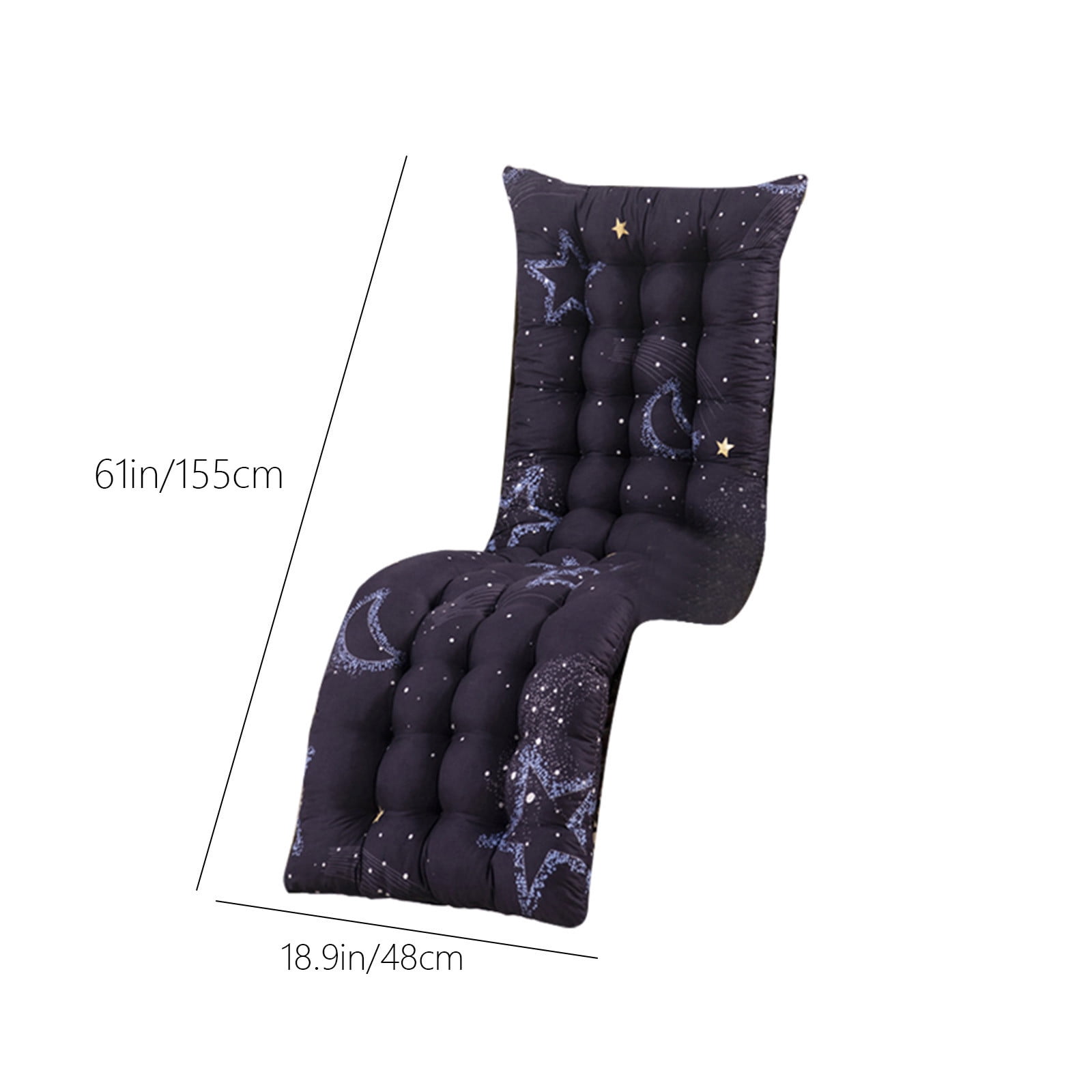 BZPIZ Patio Furniture Necessaries Outdoor Deep Seat Cushion Set Indoor/Outdoor Chaise Lounge Cushion for Chair, Sofa, and Couch