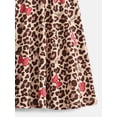 thumbnail image 7 of Minnie Mouse Girls Leopard Print Skater Dress with Short Sleeves, Sizes 4-12, 7 of 7