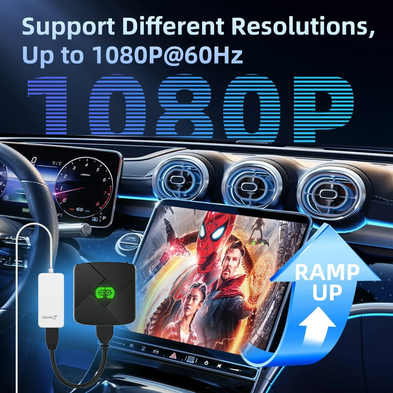 Carlinkit HD2CP Car TV Mate, HDMI Streaming Adapter for CarPlay