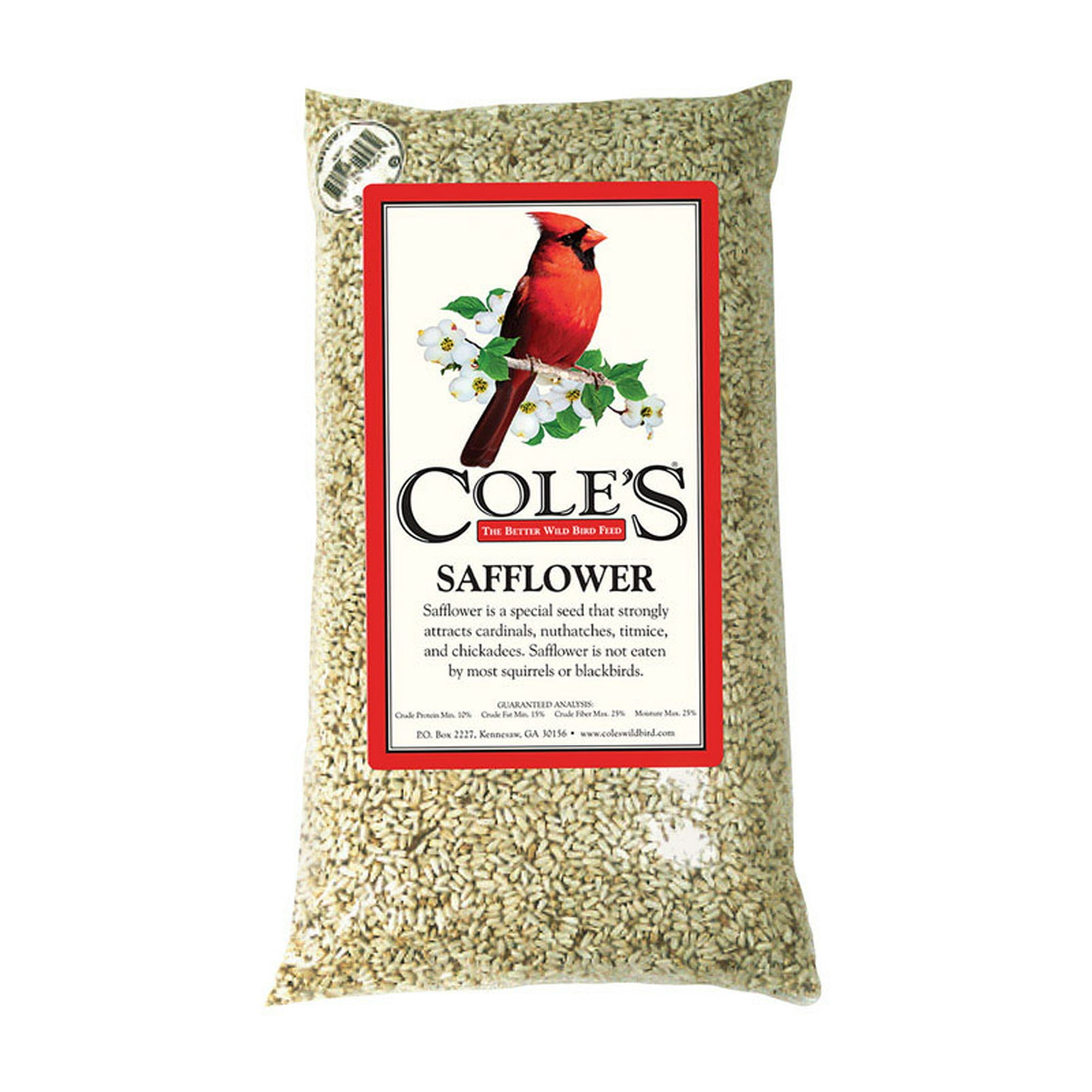 Cole's Safflower Bird Seed 10# (Pack of 1)