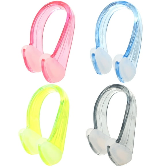 4Pcs Silicone Nose Clip Comfortable Swim Nose Plug Swimming Nose Clip Portable Nose Clip Swim Supply