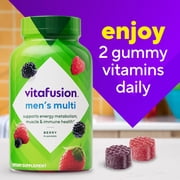 vitafusion Adult Multivitamin Gummies for Mens Health, Berry Flavored Daily Supplement, 150 Count