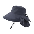 thumbnail image 7 of Outdoor Sun Hat Wide Brim UV Protection Breathable Lightweight Summer Hiking Fishing Hat, 7 of 7