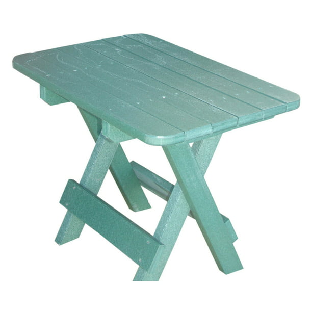 Phat Tommy Recycled Plastic Folding Patio Side Table