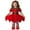 Red, variant on YunPes Kids Girls Christmas Set Cute Xmas Dress with Hat Belt Include 1 Pair of Shoes and Socks Santa Helper Dress up Festive Outfit