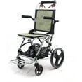 thumbnail image 1 of yuwell Lightweight Transport Wheelchair with HandBrakes,18 lbs Folding Transport Chair, 12 inch Wheels, 1 of 8