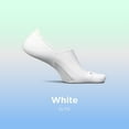 thumbnail image 3 of Feetures Elite Light Cushion Invisible Socks - Anti-Slip Sport Sock Liner with Targeted Compression - White, S (1 Pair), 3 of 8