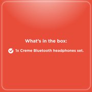 RadioShack Bluetooth Headphones – 40mm Drivers, 30-Hour Playtime, Bluetooth 5.4, Built-In Microphone, Foldable Design, Elegant Creme