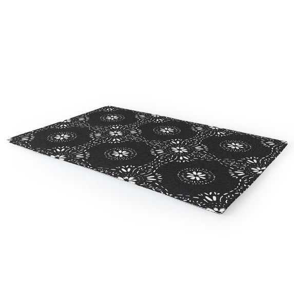 Society6 Schatzi Brown LIbby Boho Charcoal 5' x 7' Rug