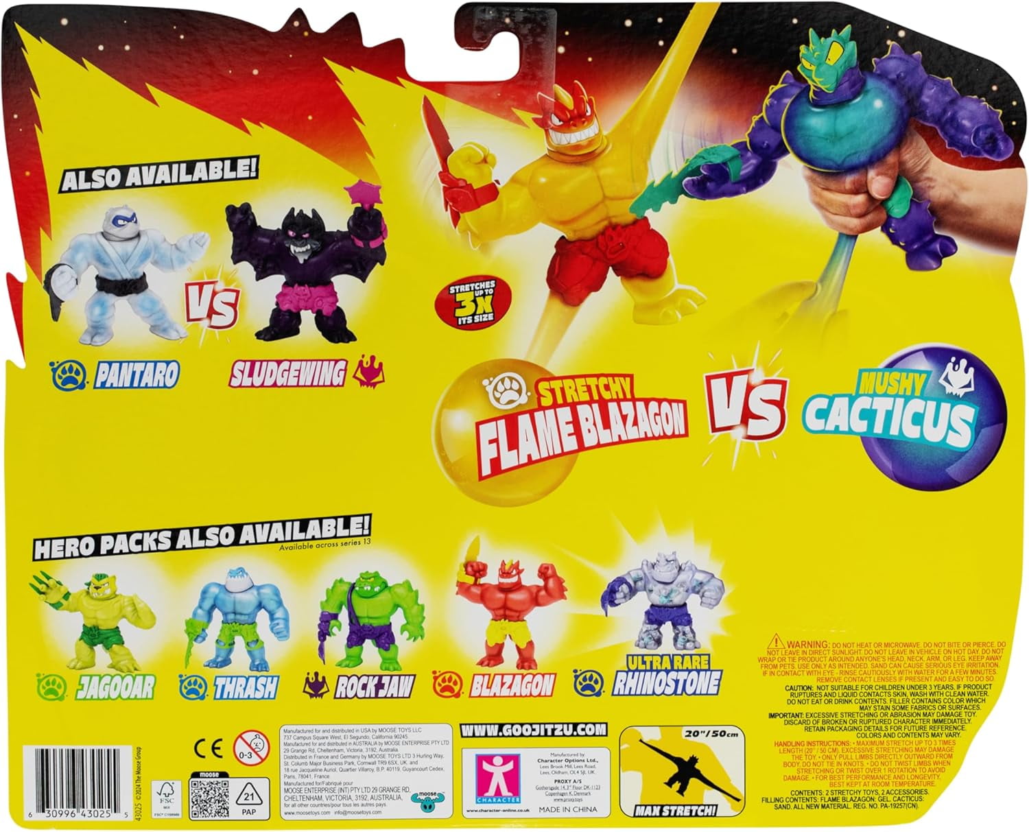 Heroes of Goo Jit Zu Meteor Madness 2-Pack, Flame Blazagon vs