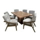 thumbnail image 1 of Comedor Dallas 6 Sillas SALVANTO Chapa De Nogal 160x100 cm, 1 of 7