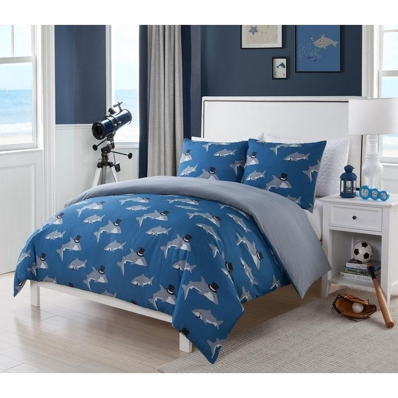 baby shark twin comforter set