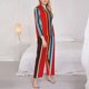 thumbnail image 3 of Balery Mexican Serape Blanket Stripes Conjunto de Pijama con Estampado para Mujer, Conjunto de Dos Piezas con Manga Larga, Ropa de Dormir Suave con Bolsillos, Pijamas Cómodos-Large, 3 of 7