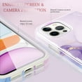 thumbnail image 5 of luolnh Étui Pailletée Dorée Compatible avec iPhone 14 Pro Max Design Marbre Antichoc Mince Silicone Souple TPU, 5 of 5