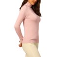 thumbnail image 4 of MODA NOVA Junior's Pullover Sweater Top Long Sleeve Turtleneck Knit Tops, 4 of 5