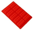 thumbnail image 5 of i Kito Silicone Ice Cube Trays for Freezer, Chocolate Candy Molds Silicone for Lego Lovers Red, 5 of 8