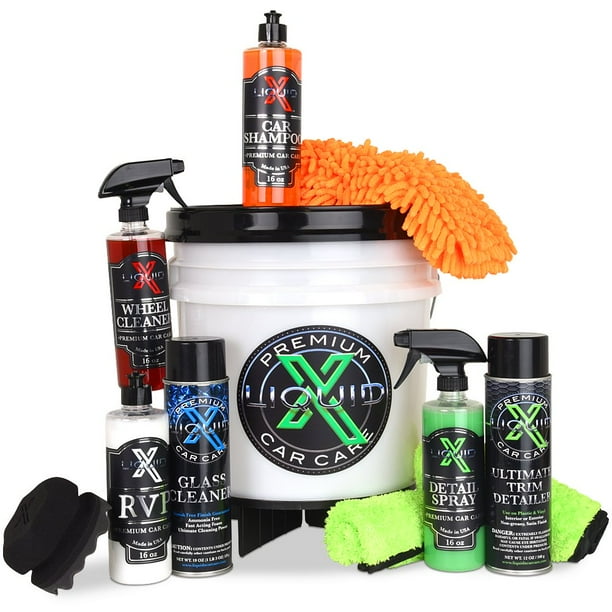 Liquid X Full Exterior Bucket Kit Car Wash Bucket, Car Liquid X Full Exterior Bucket Kit Car Wash Bucket, Car