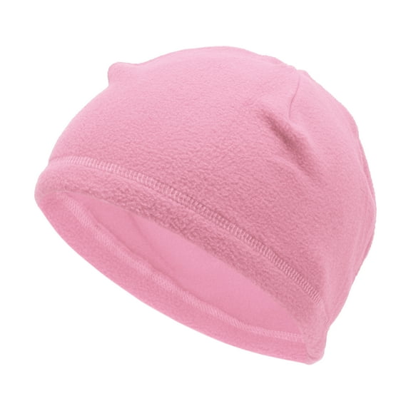 Unique Bargains Cycling Hat Keep Warm Hard Hat Liner Polar Fleece Fabric Pink 26x17cm 1 Pcs