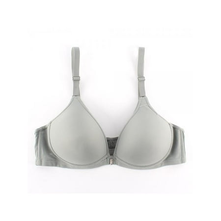

Women Plus Size Push Up Front Close Wirefree Support Bra