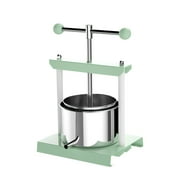 Cheese Tincture Herb Fruit Wine Manual Press - 0.53 Gallon Stainless Steel Barrels Press Machine for Juice, Vegetable,Wine,Olive Oil