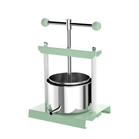 

Cheese Tincture Herb Fruit Wine Manual Press - 0.53 Gallon Stainless Steel Barrels Press Machine for Juice Vegetable Wine Olive Oil