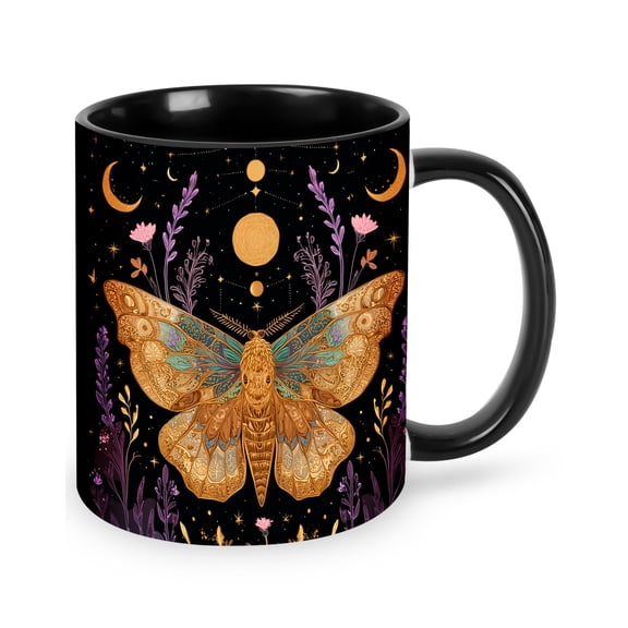 Vivid Printed Coffee Mug Novelty Ceramic Coffee Cup 11oz with Handle Gifts for Women and Men Microwave Safe for Home or Office