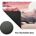 thumbnail image 3 of Pink Japanese Sakura Gaming Mouse Pad XXL Cherry Blossom Tower Mountain Landscape Big Extended Large Desk Mat Non-Slip Rubber Base Stitched Edge Long Mousepad for Computer Gamer, 35.4 x 15.7 in, 3 of 14