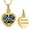 G/Blue, variant on Personalize Paw Prints Stone Heart Urn Pendant Cremation Jewelry for Dog Cat Ashes Holder Pet Memory Necklace Furry Friend Memorial Jewelry