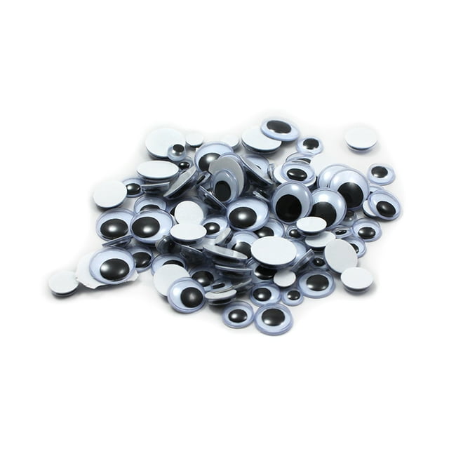 CHARLES LEONARD (12 PK) WIGGLE EYES PEEL N STICK