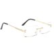 thumbnail image 1 of Sonducket Gafas de sol de moda sin montura Gafas de sol rectangulares Gafas de moda de verano UV400 Lentes siete, 1 of 8