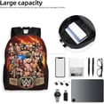 thumbnail image 5 of Roman and Reigns Backpack Laptop School bookbag 3D Backpack Travel Bag Black 17inch, 5 of 6