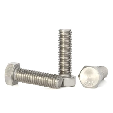 5/16-18 X 1" (15 PCS) Flanged Hex Head Bolts, Flange Washer