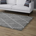 thumbnail image 7 of Toryn Diamond Lattice 8x10 Shag Area Rug, 7 of 7