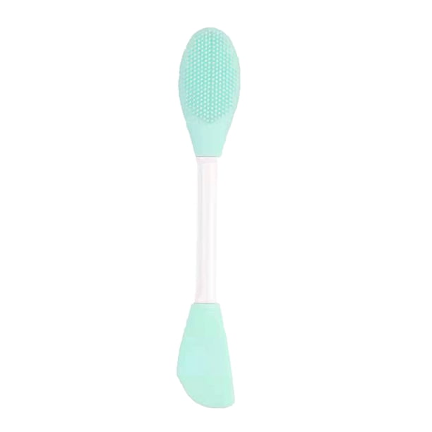 Cepillo de silicona de doble cabezal para la cara, cepillo para eliminar la película de suciedad y los puntos negros, masajeador, cepillo de lavado 2 en 1