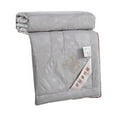 thumbnail image 1 of Hi,Fancy Summer Quilt Portable Solid Color Reusable Air-conditioning Printed Breathable Warm Keeping Brushed Bedding Accessories Grey, 1 of 9