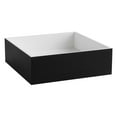 thumbnail image 4 of Ancona Évier de Salle de Bain Carré en Pierre Acrylique Pure, en Blanc Mat et Noir Mat, 4 of 7
